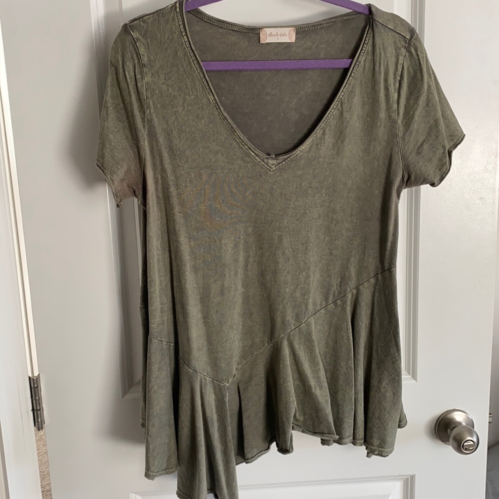Green shirt